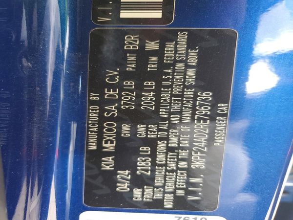 2024 KIA FORTE