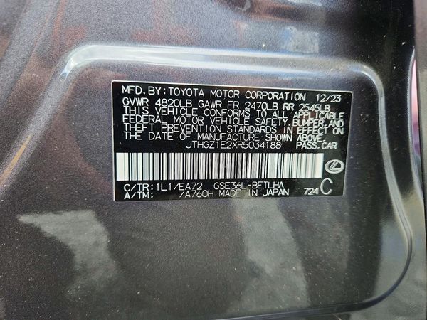 2024 LEXUS IS 350 350 F Sport — VINS