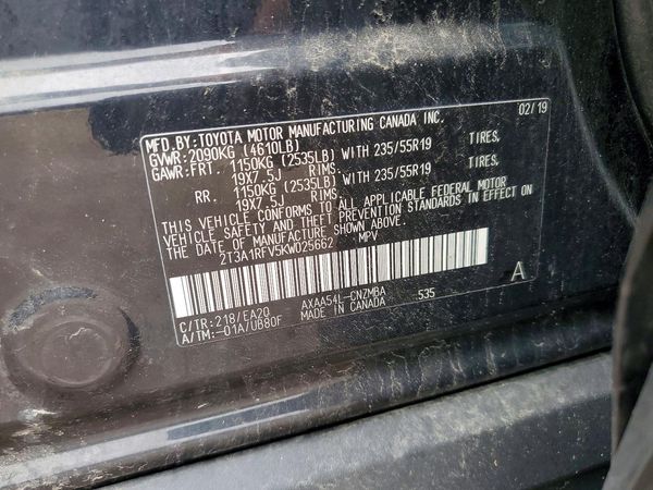 2019 TOYOTA RAV4 XLE Premium