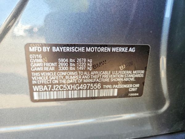 2017 BMW 740 xDrive