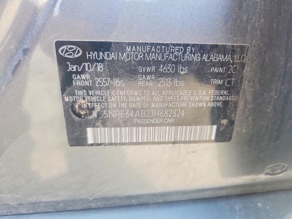 2018 HYUNDAI SONATA