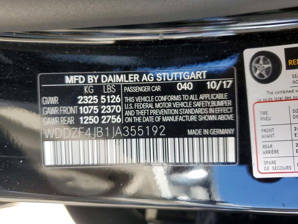 2018 MERCEDES-BENZ E E300