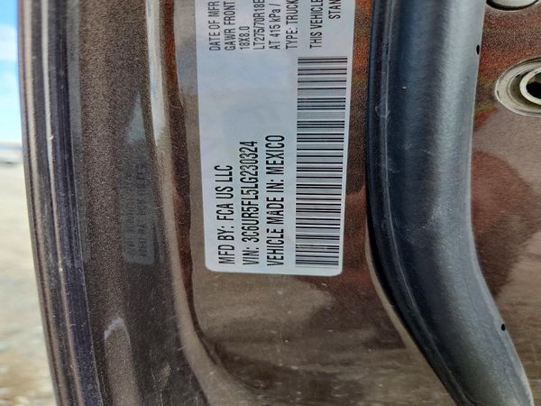 2020 RAM 2500 LARAMIE CREW CAB 4X4