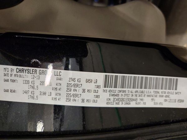 2014 DODGE GRAND CARAVAN SE
