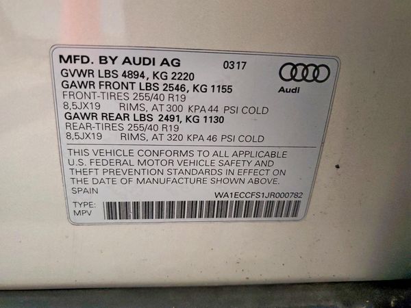 2018 AUDI Q3