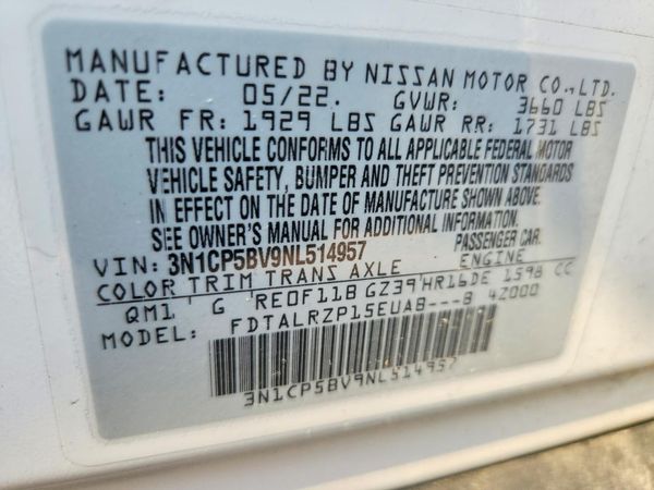 2022 NISSAN KICKS S