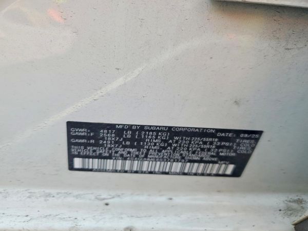 2025 SUBARU CROSSTREK