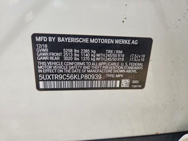 2019 BMW X3