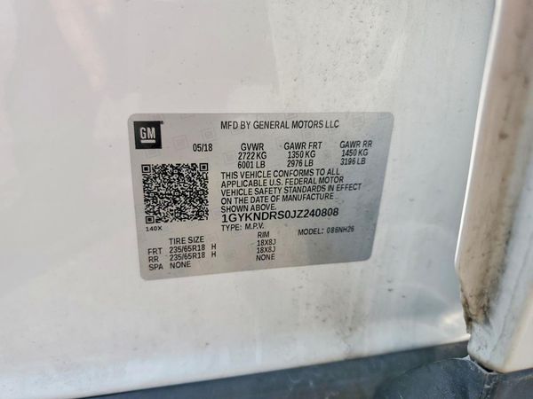 2018 CADILLAC XT5 Luxury
