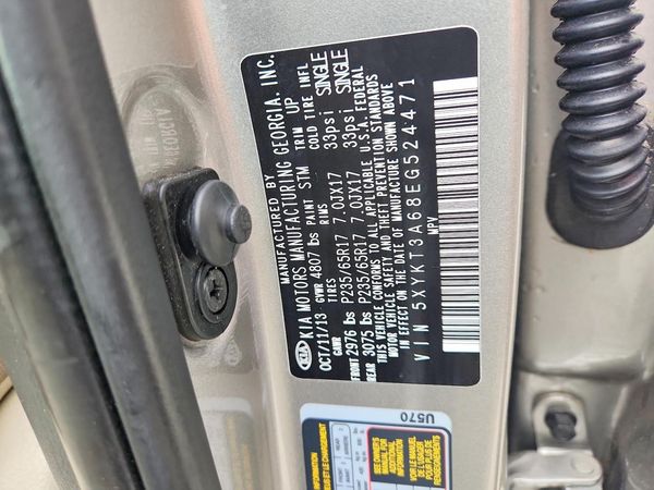 2014 KIA SORENTO Base/ LX