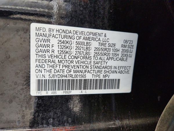 2024 ACURA MDX Technology