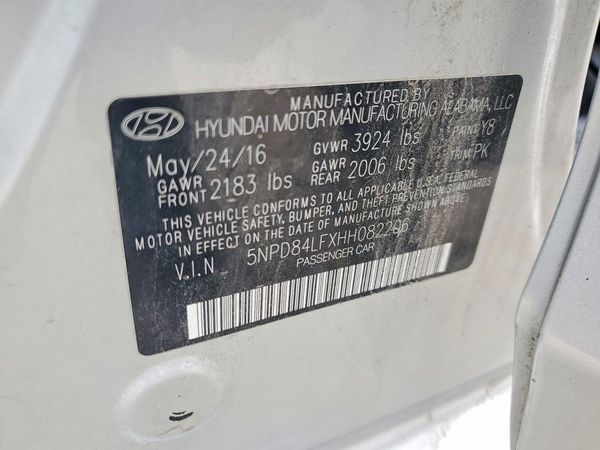 2017 HYUNDAI ELANTRA