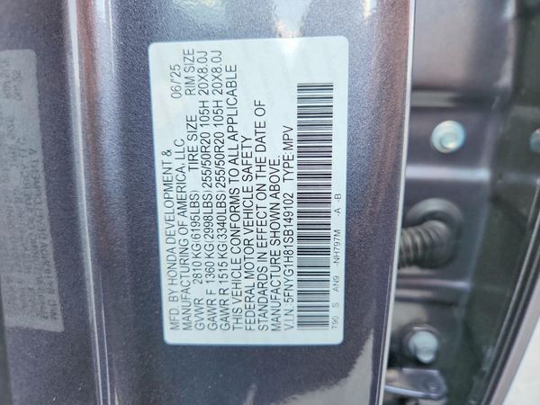 2025 HONDA PILOT ELITE, ELITE HPD