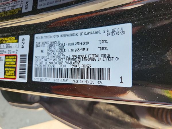 2025 TOYOTA TACOMA