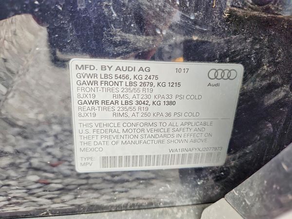 2018 AUDI Q5 quattro Premium Plus