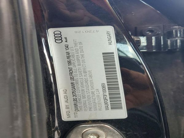 2015 AUDI A3 S Line quattro Prestige