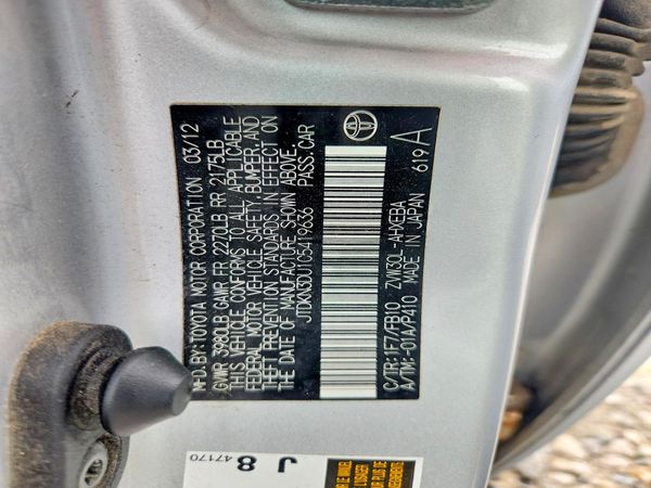 2012 TOYOTA PRIUS