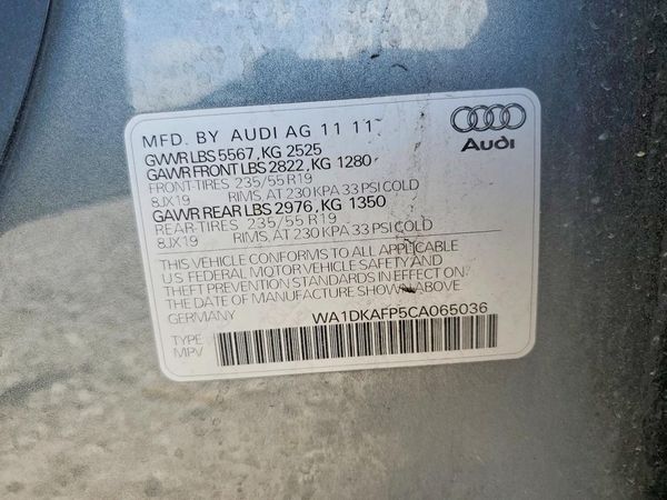 2012 AUDI Q5 Premium Plus