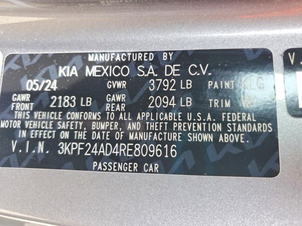 2024 KIA FORTE