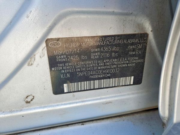 2014 HYUNDAI SONATA