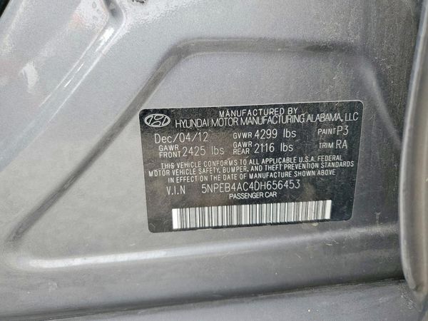 2013 HYUNDAI SONATA