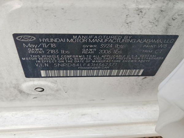 2018 HYUNDAI ELANTRA