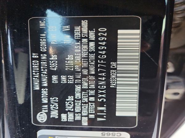 2015 KIA OPTIMA