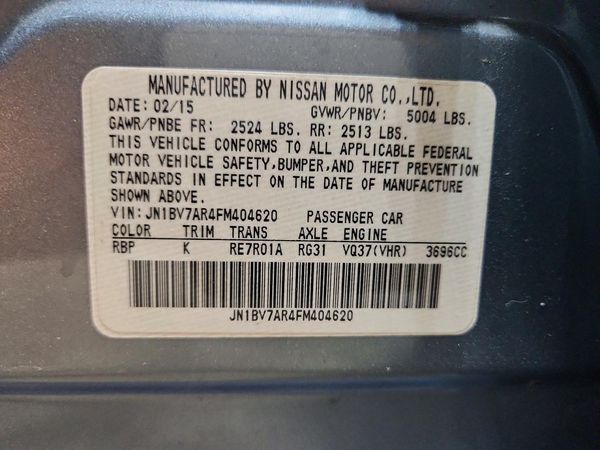 2015 INFINITI Q50