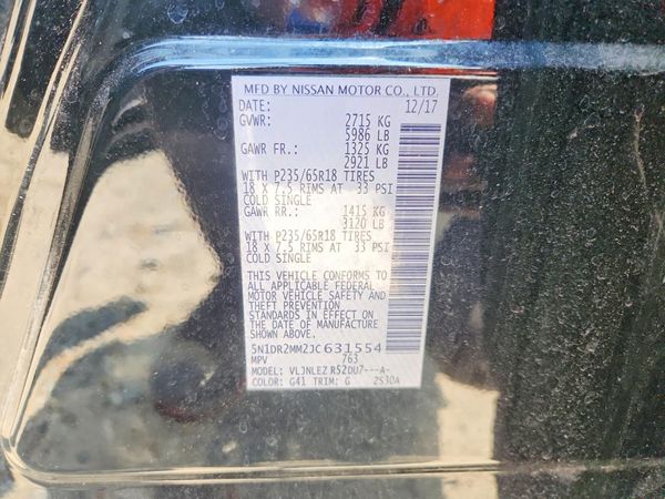 2018 NISSAN PATHFINDER