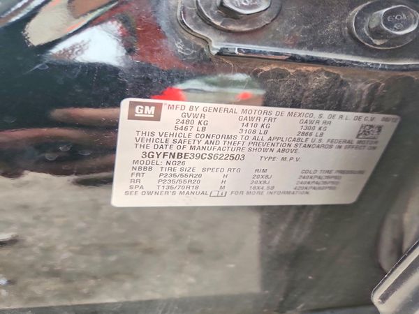 2012 CADILLAC SRX Performance