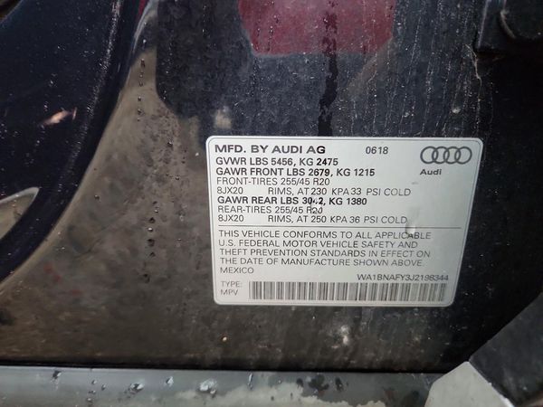 2018 AUDI Q5 quattro Premium Plus