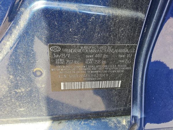 2018 HYUNDAI SONATA SE, Eco