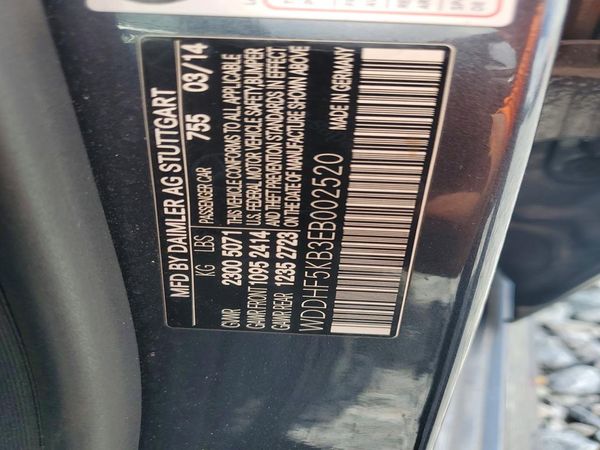 2014 MERCEDES-BENZ E E350