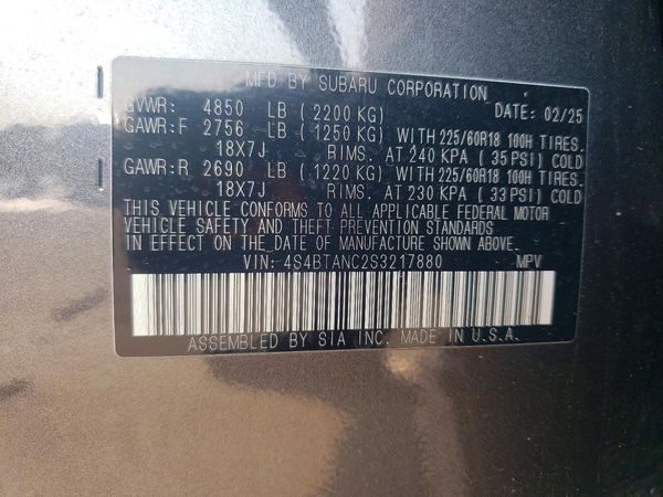 2025 SUBARU OUTBACK