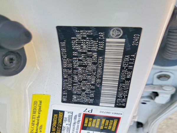 2017 TOYOTA CAMRY LE/SE/XLE/XSE