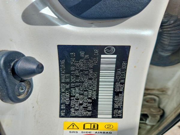 2016 LEXUS ES 350