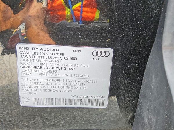 2019 AUDI E-TRON e-tron quattro Prestige