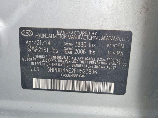 2014 HYUNDAI ELANTRA GLS(Middle)