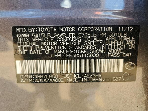 2013 LEXUS LS 460
