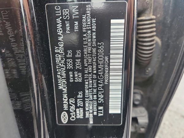 2021 HYUNDAI ELANTRA Limited