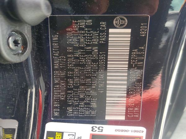 2024 TOYOTA CAMRY