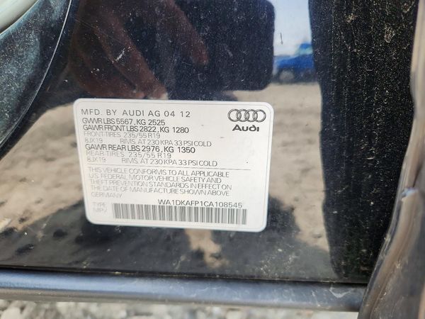 2012 AUDI Q5 Premium Plus
