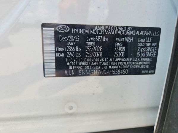 2023 HYUNDAI SANTA FE SE