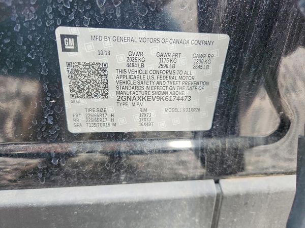 2019 CHEVROLET EQUINOX LT (1LT)