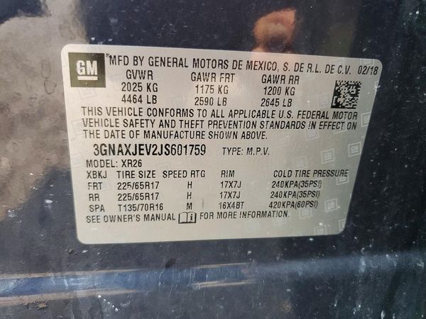 2018 CHEVROLET EQUINOX LT (1LT)