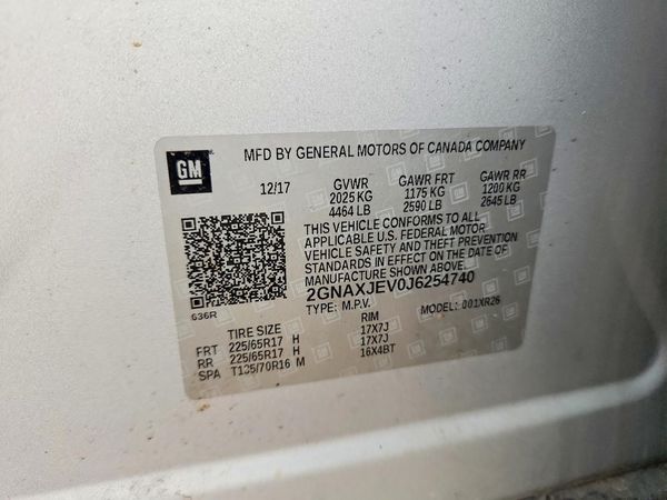 2018 CHEVROLET EQUINOX LT (1LT)