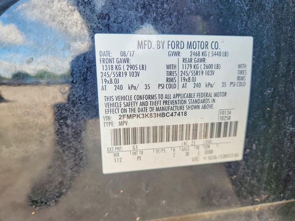 2017 FORD EDGE