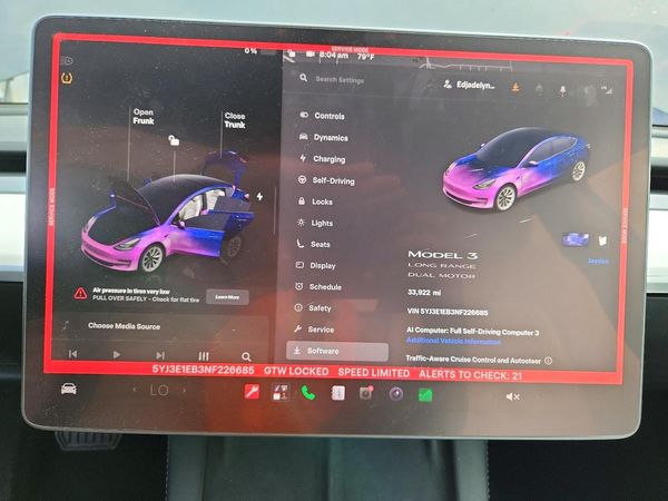 2022 TESLA MODEL 3