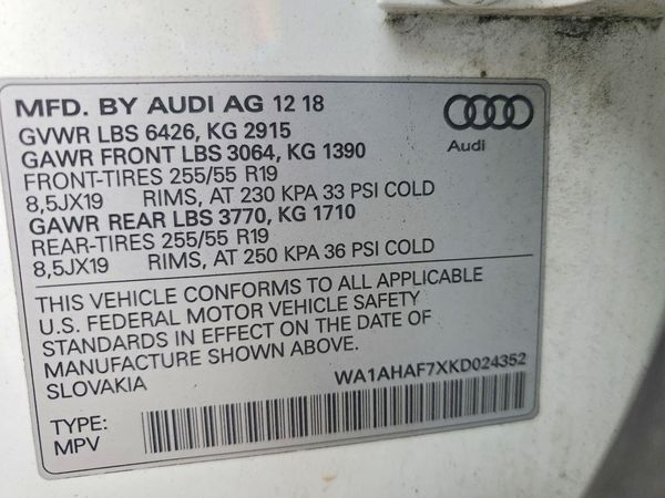 2019 AUDI Q7