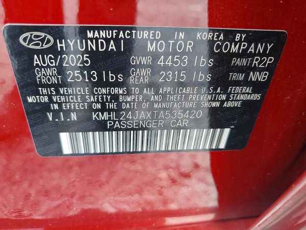 2026 HYUNDAI SONATA